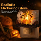 Ghostly Campfire Night Light